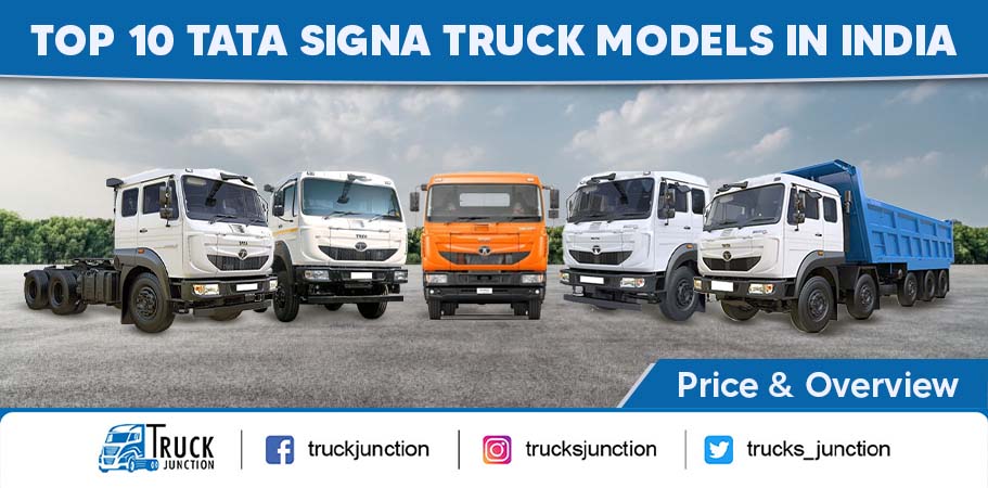 Top 10 Tata Signa Truck Models in India – Price & Overview
