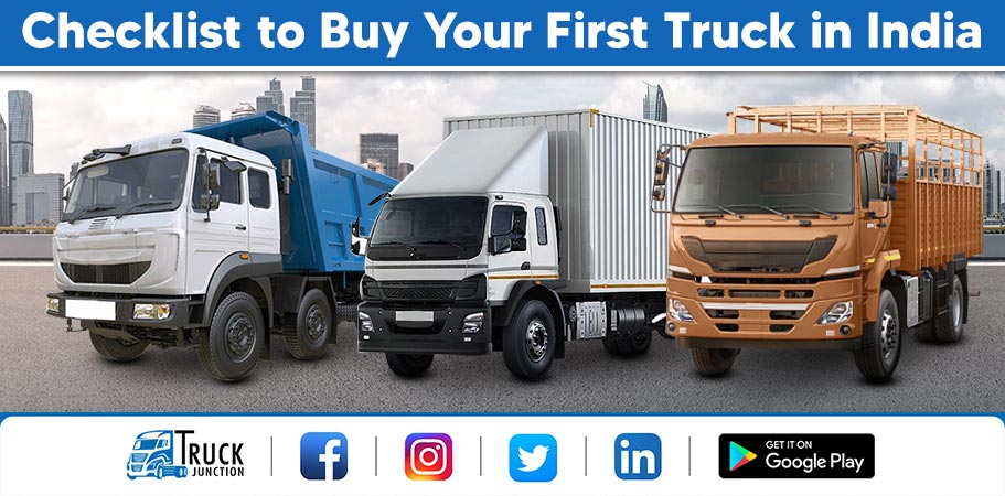 Checklist to Buy Your First Truck in India