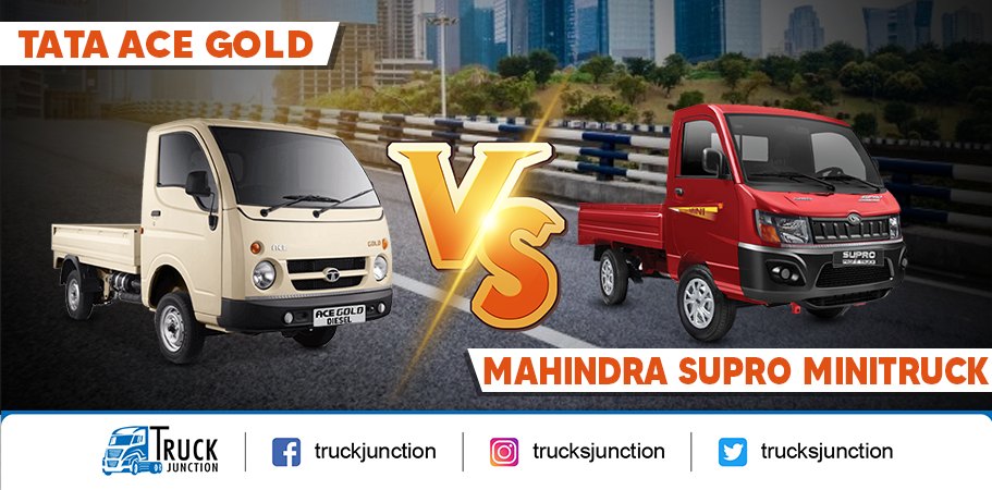 Tata Ace Gold Vs Mahindra Supro Minitruck : Specifications Comparison