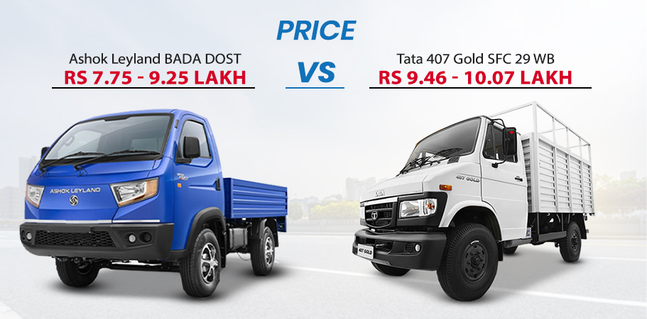 Ashok Leyland Bada Dost vs Tata 407 Gold SFC