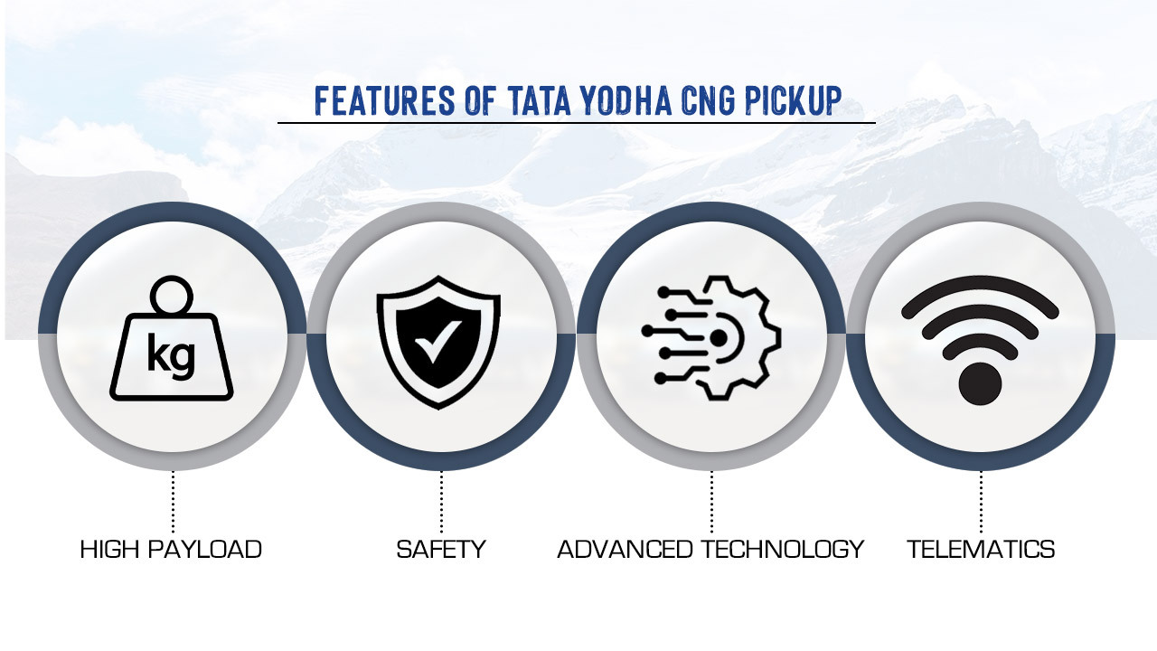 Features of Tata Yodha CNG Pickup