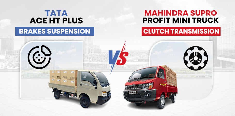 Tata Ace HT Plus VS Mahindra Supro Profit Mini Truck break & suspension 