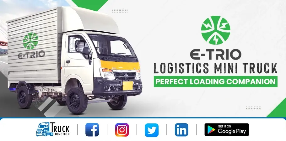 E-Trio Logistics Mini Truck For Enhancing Logistics Operations