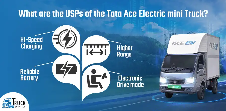 USPs of the Tata Ace Electric mini Truck