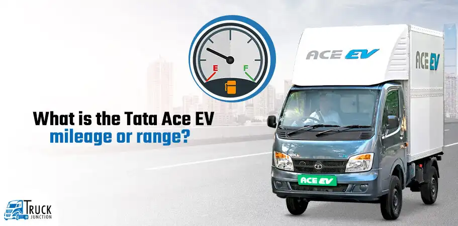 Tata Ace EV mileage or range