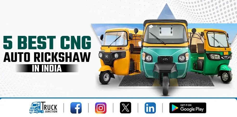 5 Best CNG Auto Rickshaw In India 2024 : Price & Features