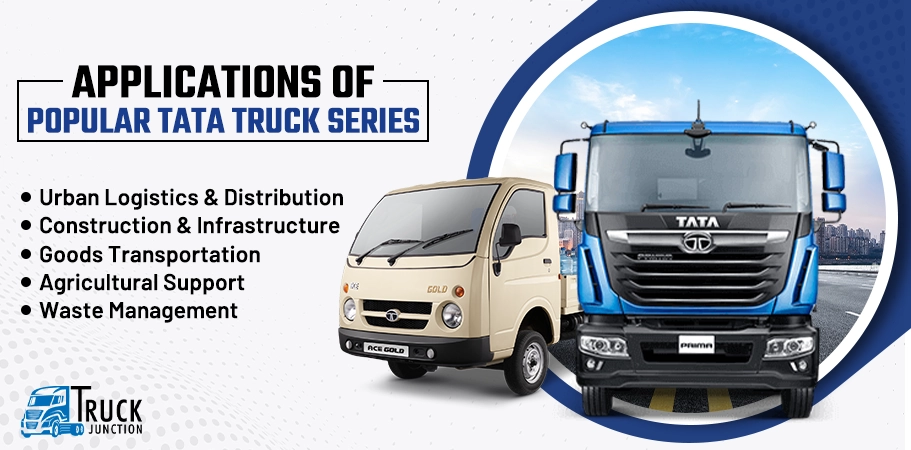 Applications of Popular Tata Truck Series