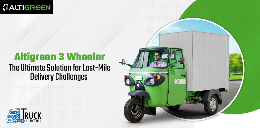 Altigreen 3 Wheeler For Urban Mobility and Business Logistics