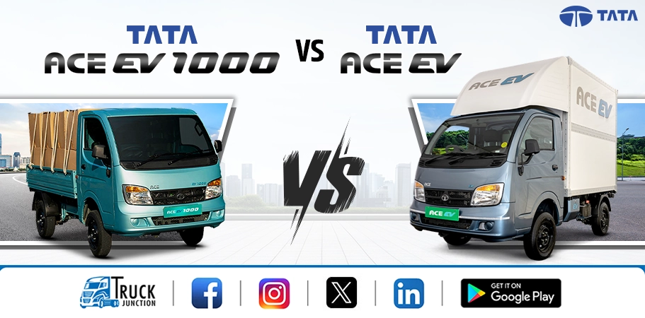 Tata Ace EV 1000 vs Tata Ace EV: A Detailed Comparison