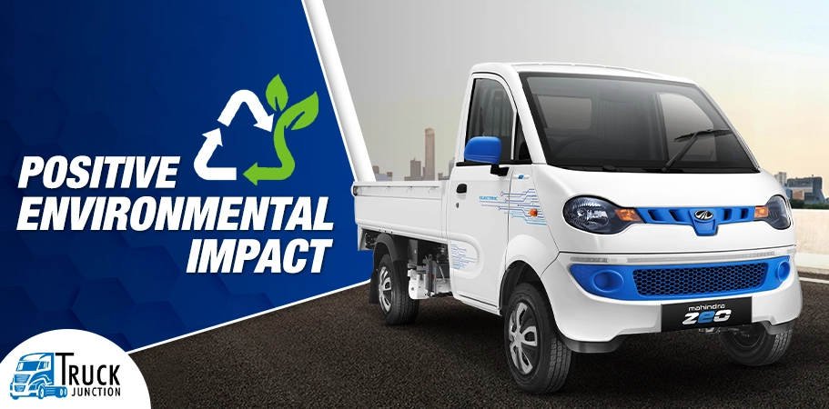 Benefits of Buying Mahindra Zeo Electric in India 2024 - Positive Environmental Impact