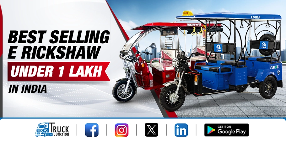 Popular Electric Rickshaw Under 1 Lakh In India 2024 – Range & Loading Capacity