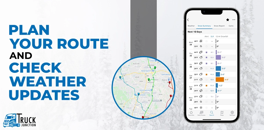 Plan Your Route and Check Weather Updates